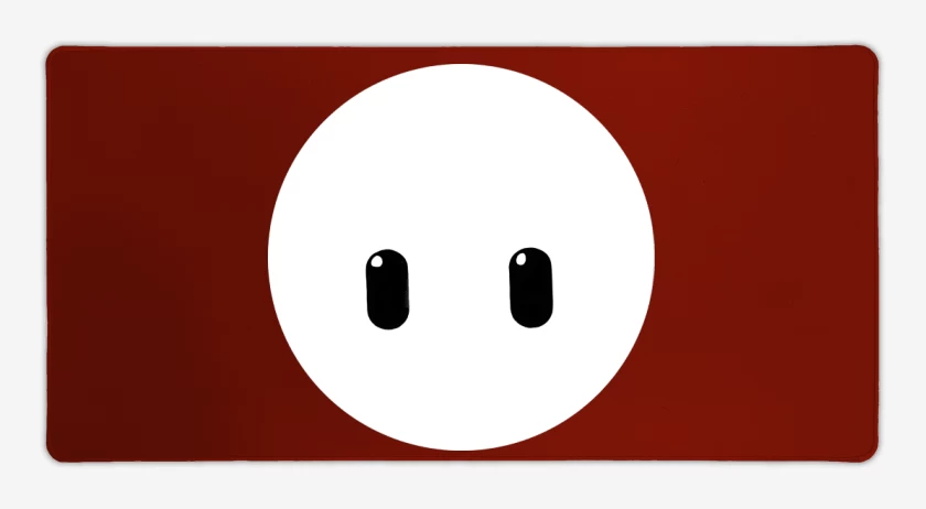 Mouse pad Gamer Rojo de Fall Guys Face