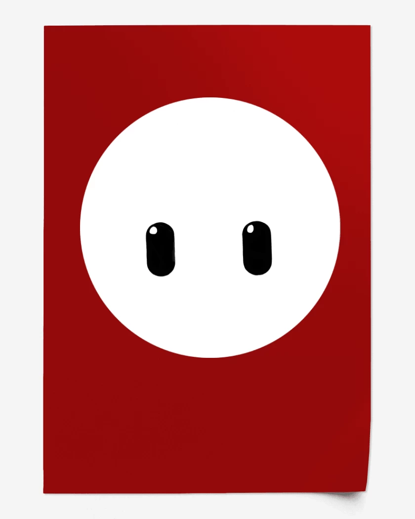 Print Fall Guys Face