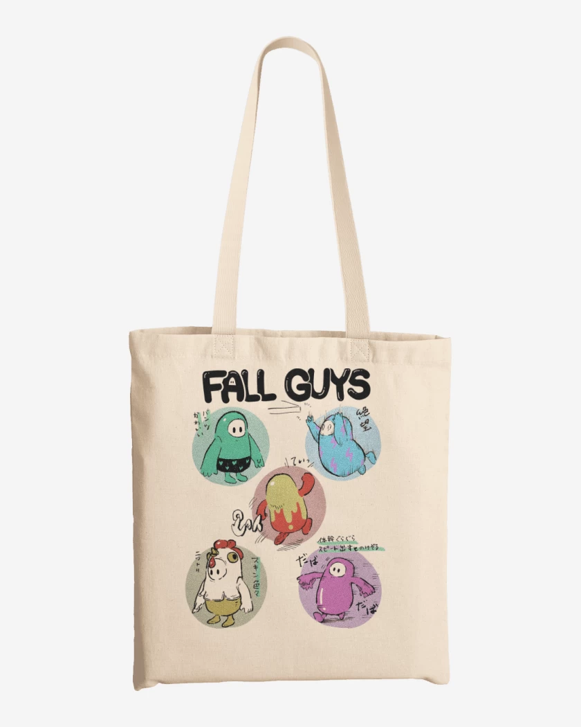Totebag Blanco de Fall Guys