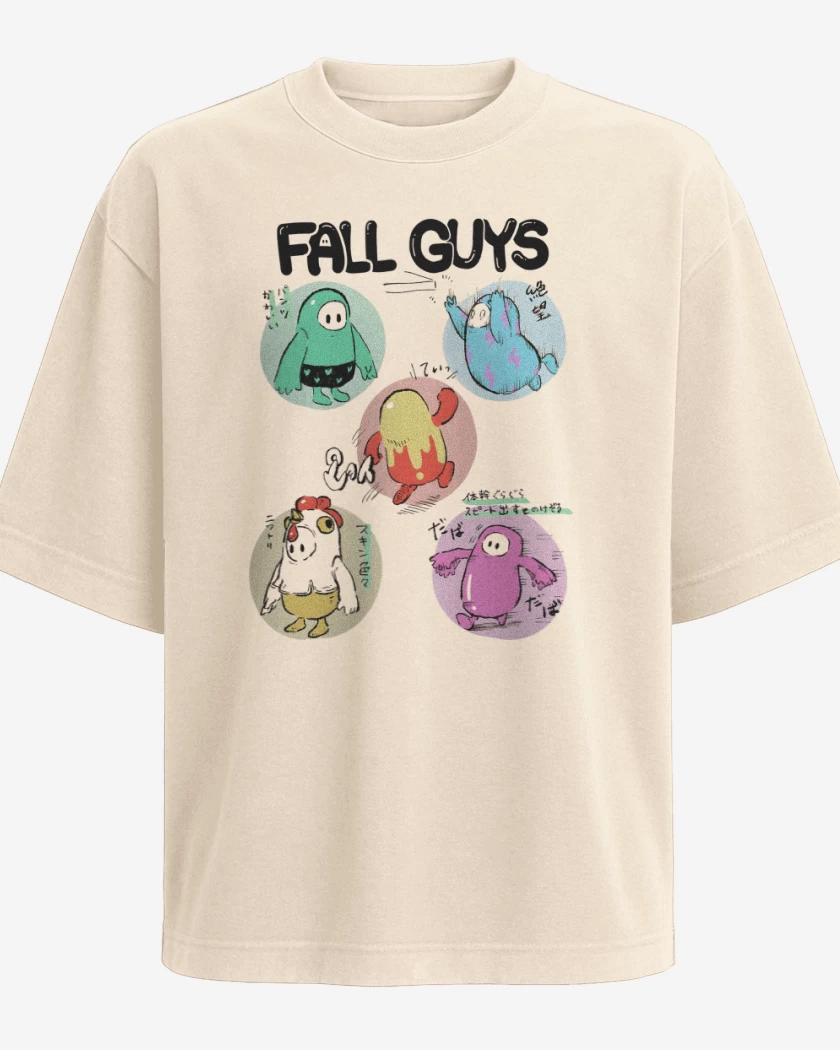 Polera Oversize Fall Guys