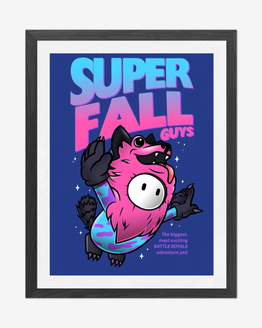 Cuadro decorativo Super Fall Guys