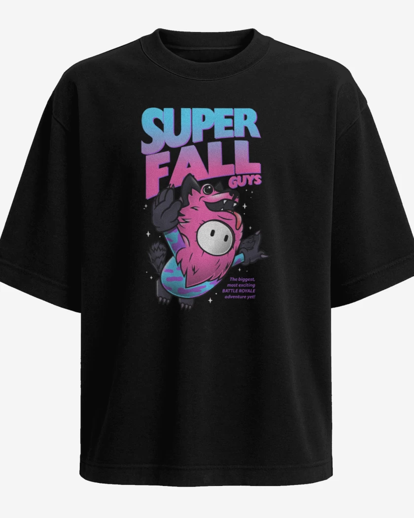 Polera Oversize Super Fall Guys