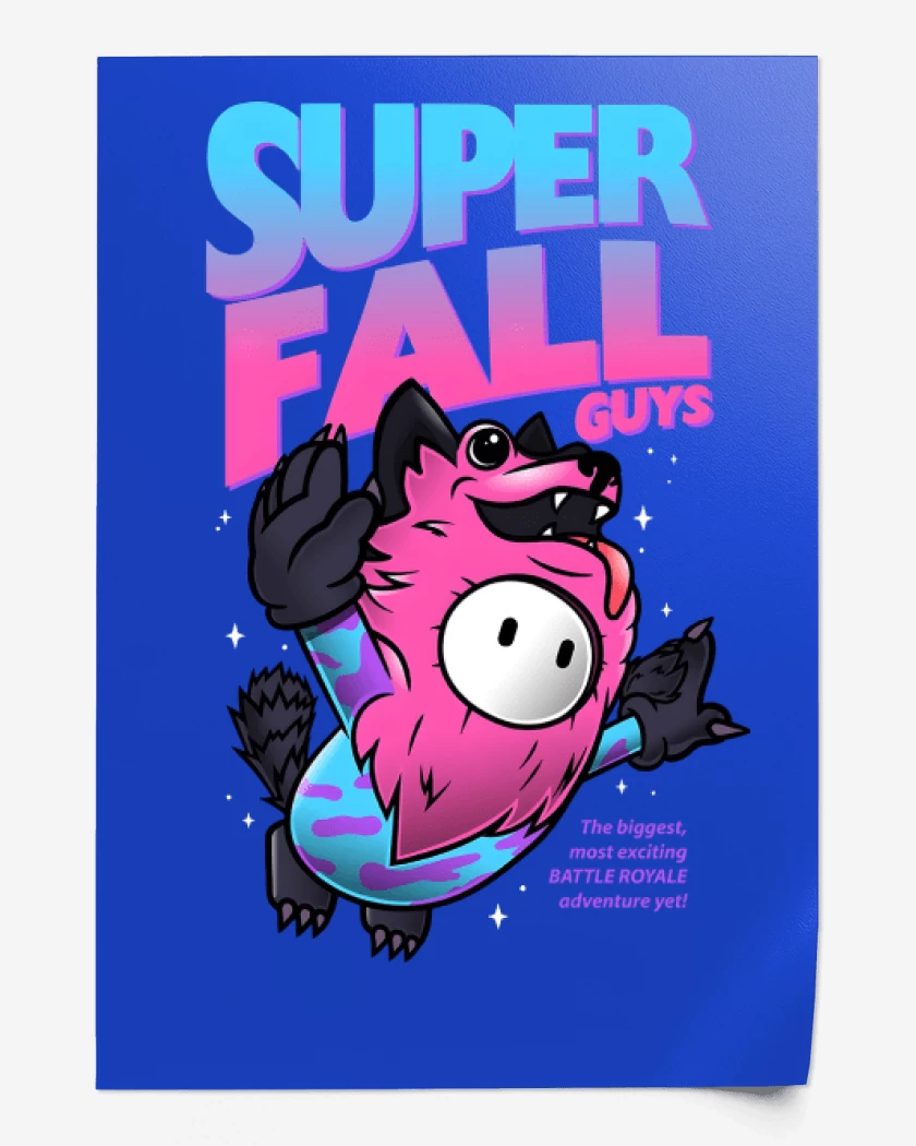 Print Super Fall Guys