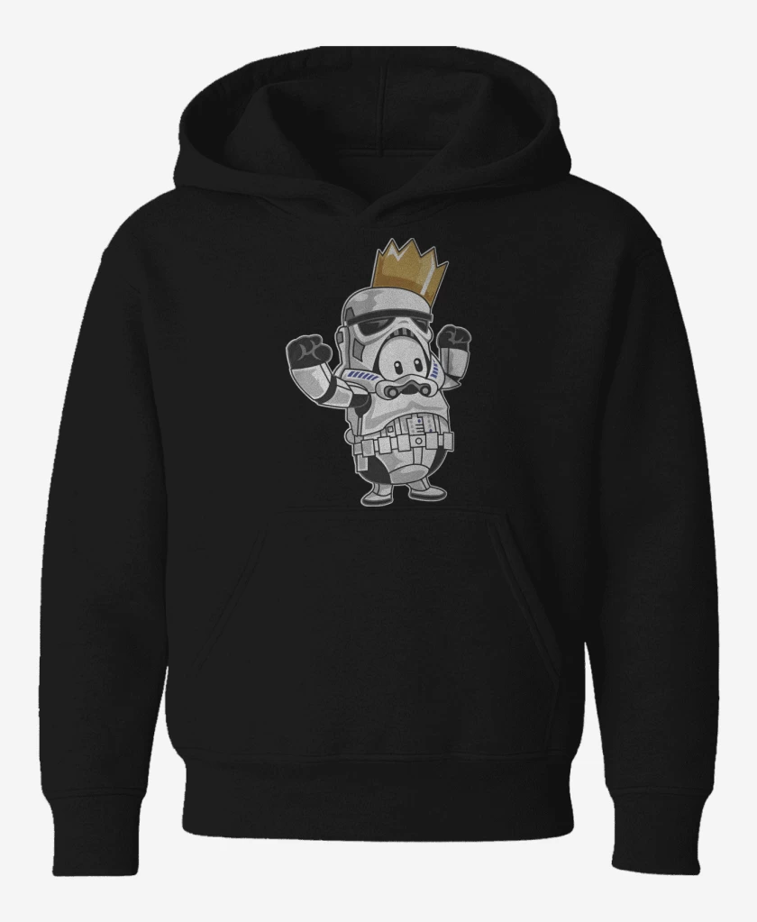 Poleron de niño Negro de Fall Trooper Guy