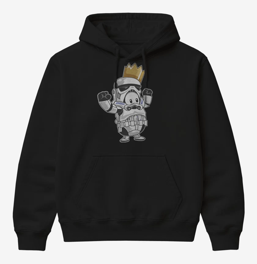 Poleron Canguro básico Negro de Fall Trooper Guy