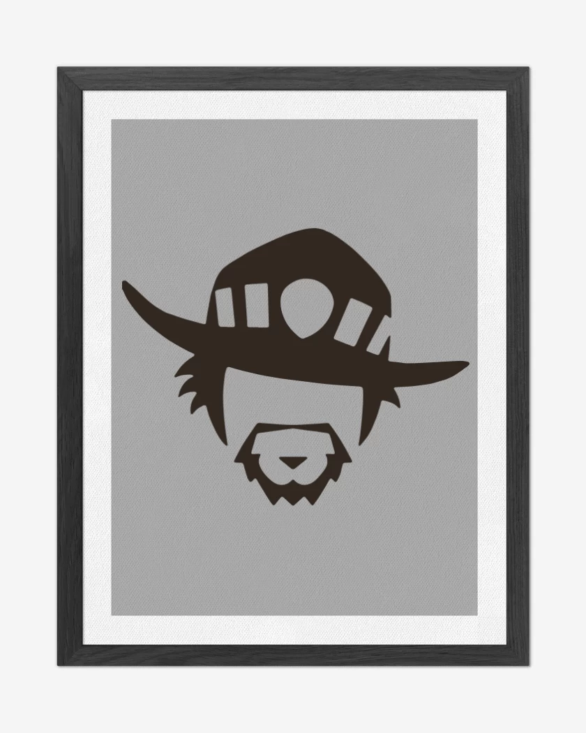 Cuadro decorativo Gris Melange de Mccree