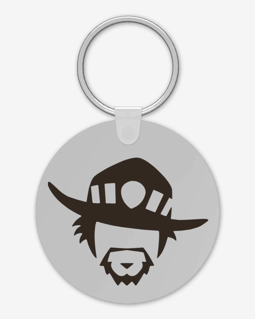 Llavero Gris Melange de Mccree