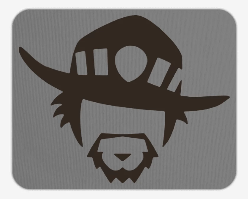 Mousepad Gris Melange de Mccree