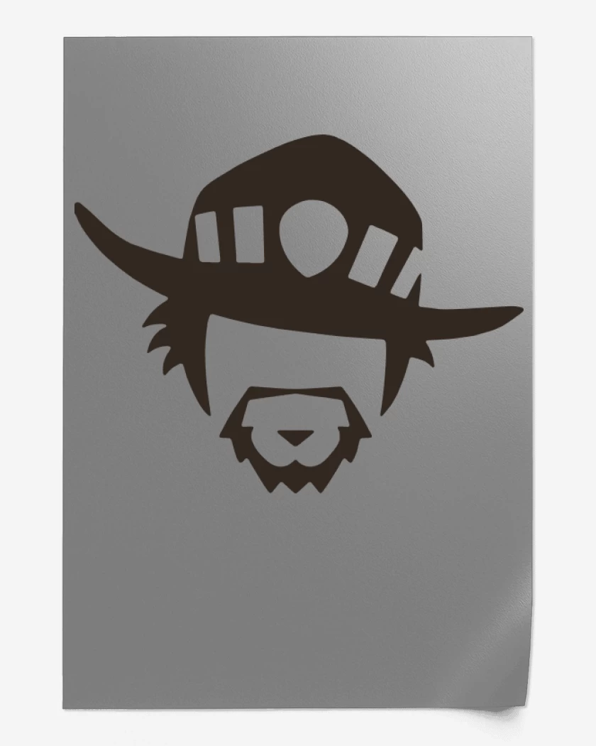 Print Gris Melange de Mccree