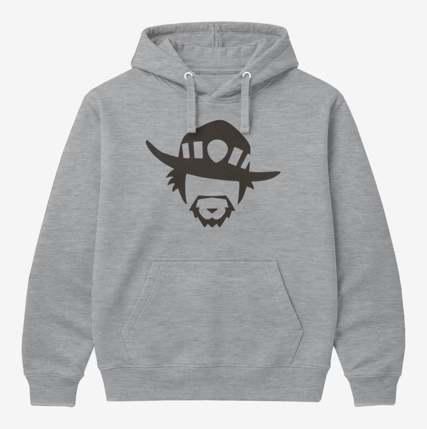 Polerón Canguro Gris Melange de Mccree