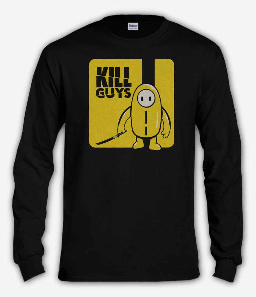 Polera manga larga Negro de Kill Guys