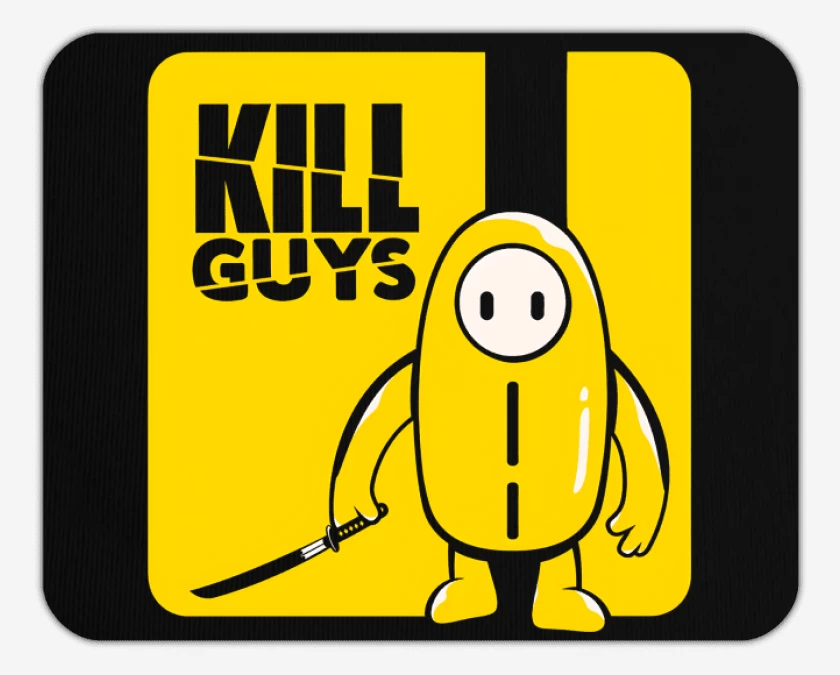 Mousepad Negro de Kill Guys