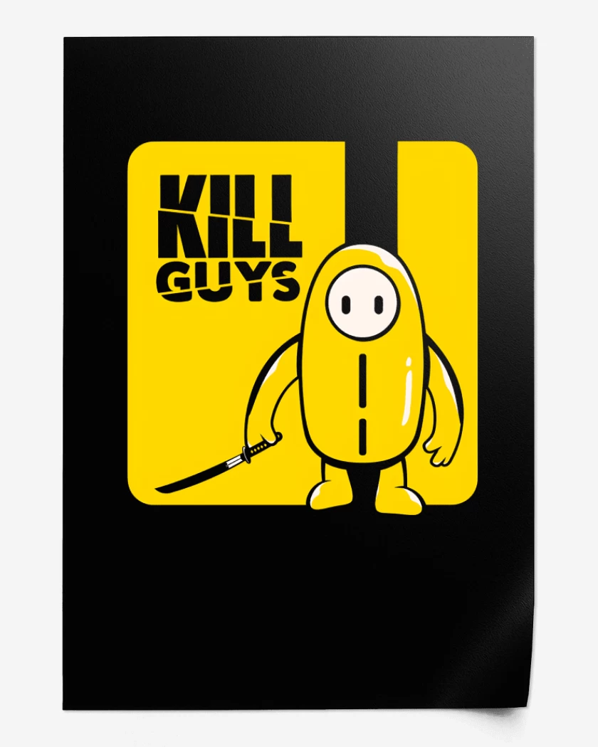 Print Negro de Kill Guys
