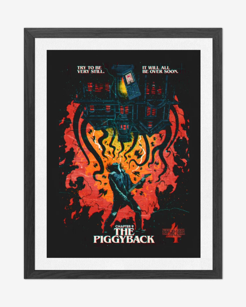 Cuadro decorativo Negro de The Piggyback
