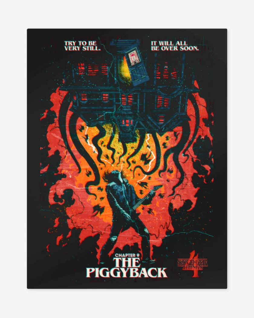 Print metalico Negro de The Piggyback