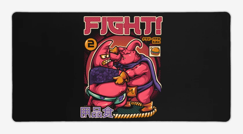 Mouse pad Gamer Pink Fighters