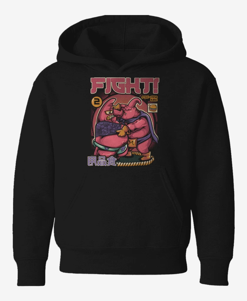 Poleron de niño Negro de Pink Fighters