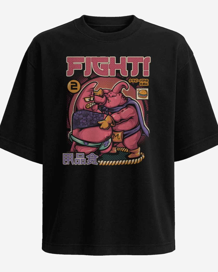 Polera Oversize Pink Fighters
