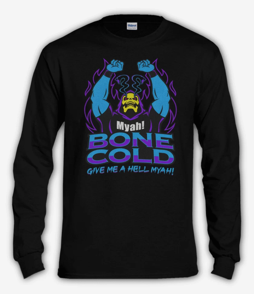 Polera manga larga Negro de Bone Cold