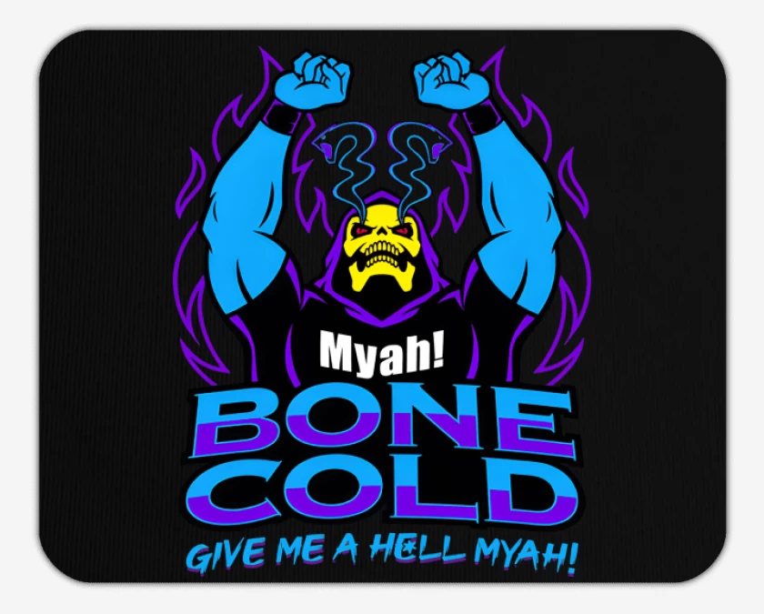Mousepad Negro de Bone Cold