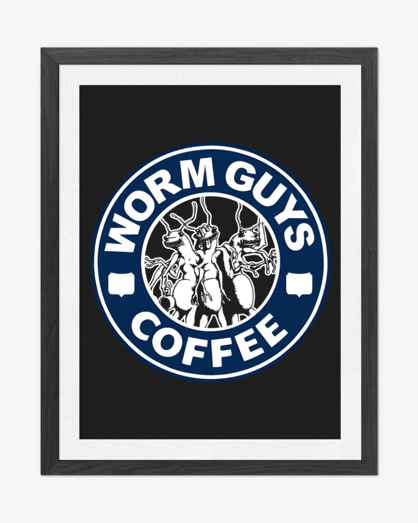 Cuadro decorativo Negro de Worm Coffee