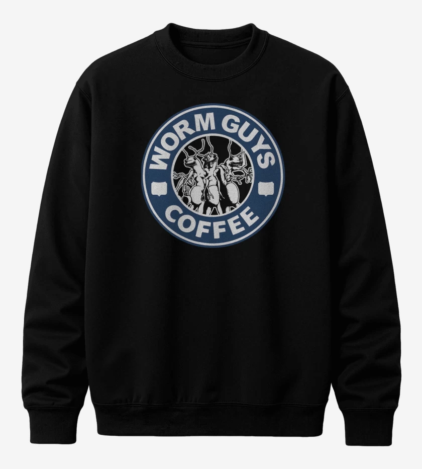 Poleron polo Worm Coffee