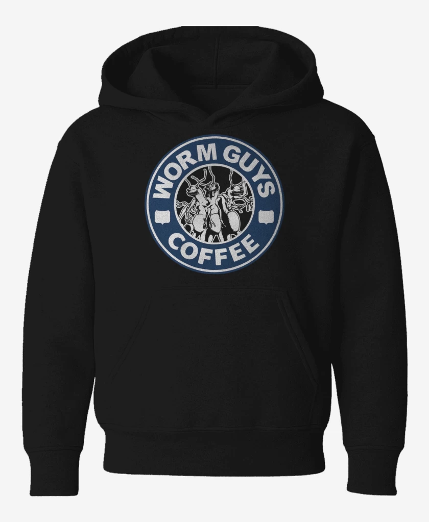 Poleron de niño Negro de Worm Coffee