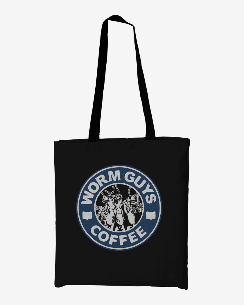 Totebag Worm Coffee