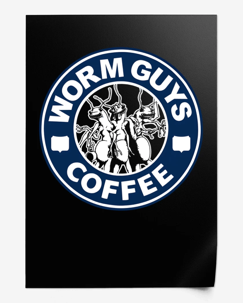 Print Worm Coffee