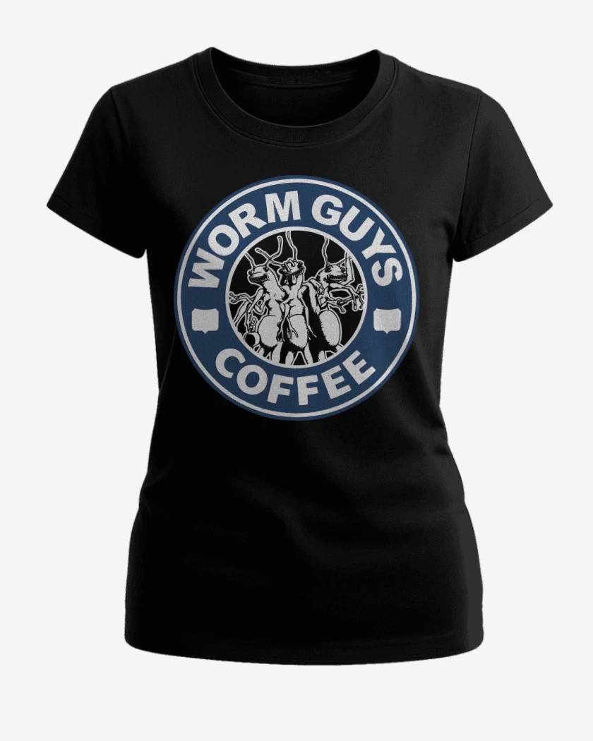 Polera de Mujer Negro de Worm Coffee