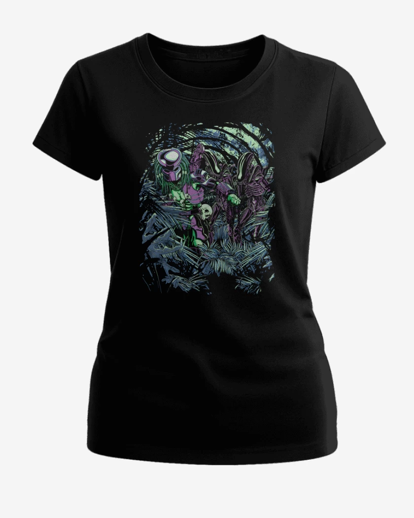 Polera de Mujer Negro de Welcome To The Jungle