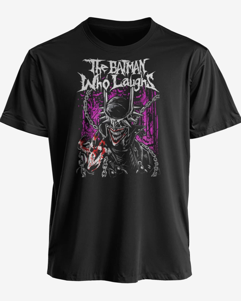 Polera premium Negro de The Batman Who Laughs