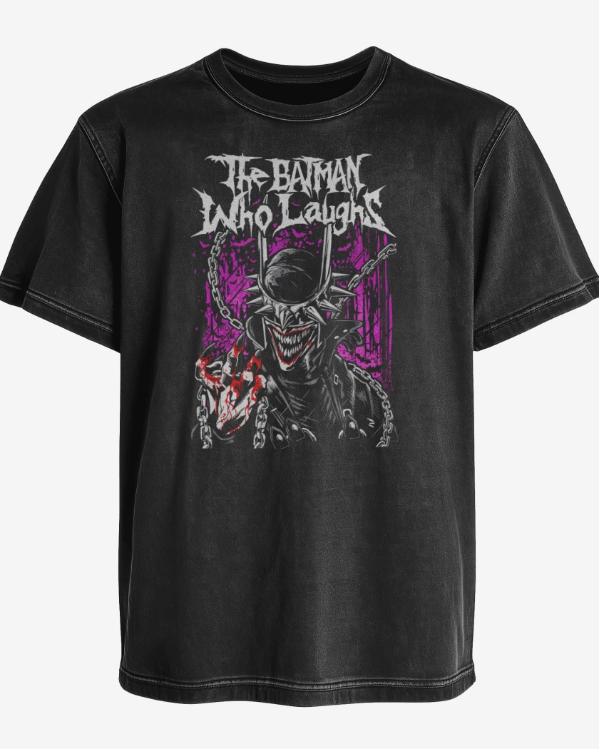 Polera desgastada The Batman Who Laughs