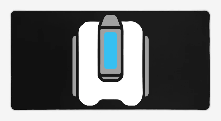Mouse pad Gamer Negro de Bastion