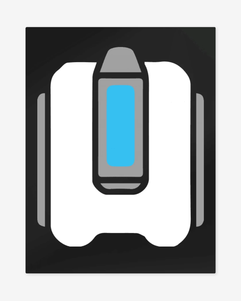 Print metalico Negro de Bastion