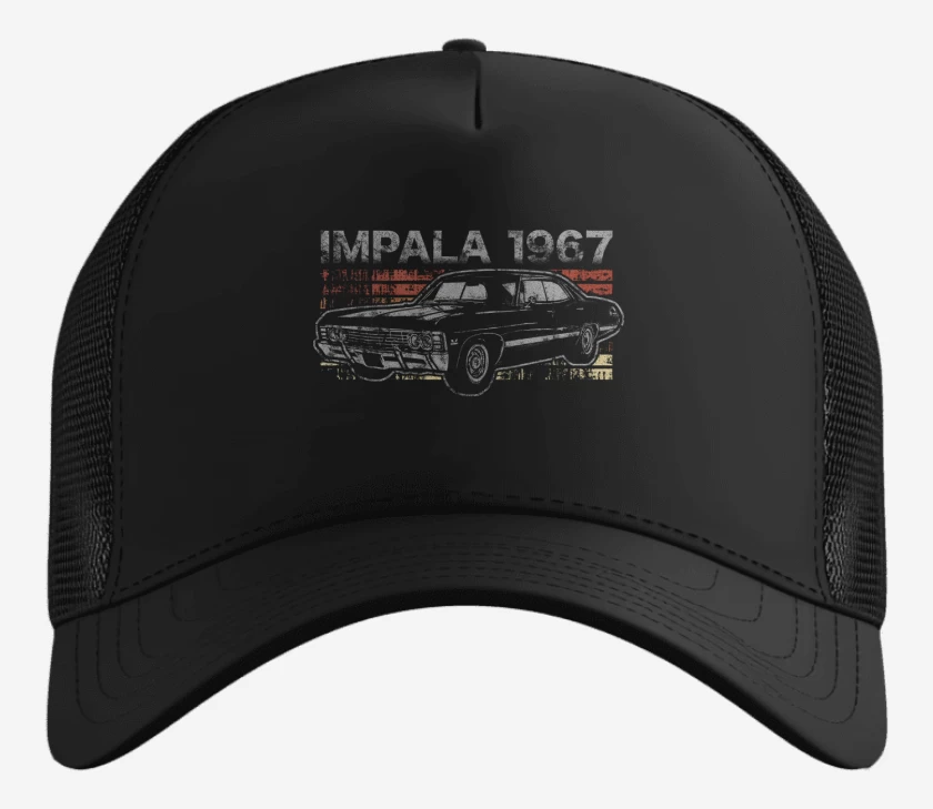 Gorro Negro de Retro Impala 67