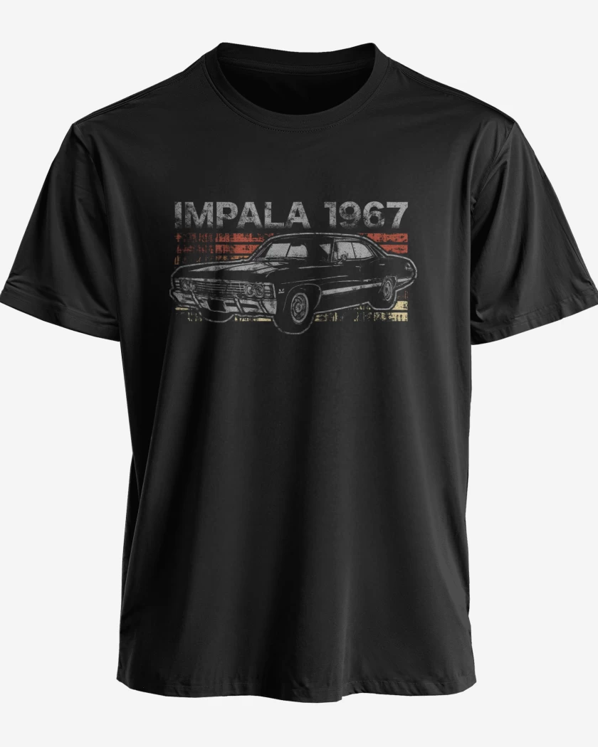 Polera premium Negro de Retro Impala 67