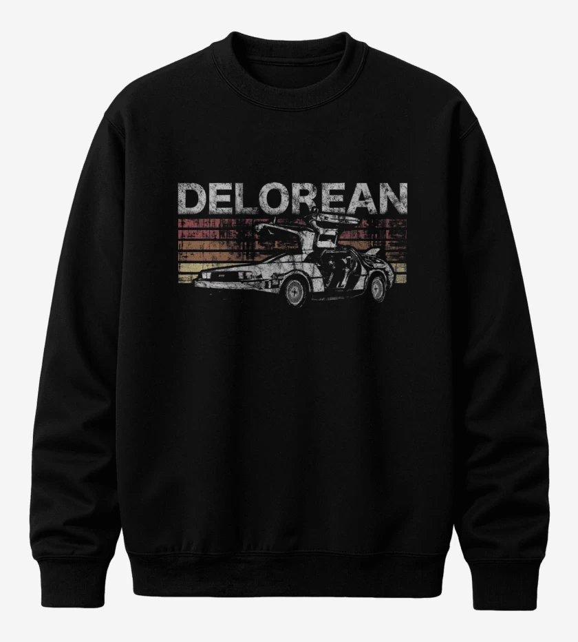 Poleron polo Retro Delorean