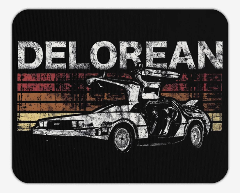 Mousepad Retro Delorean