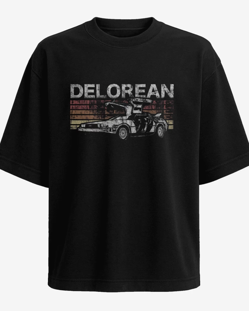 Polera Oversize Retro Delorean