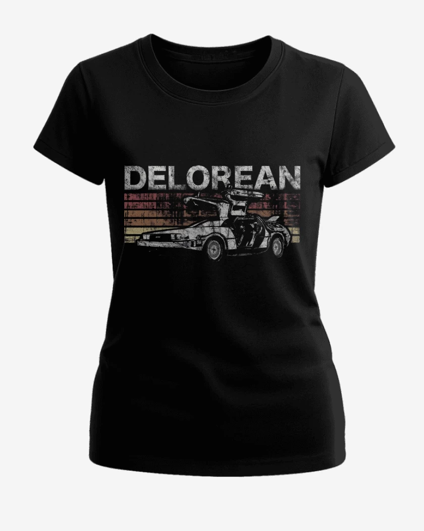 Polera de Mujer Retro Delorean