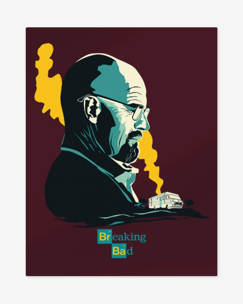 Print metalico Burdeo de Walter