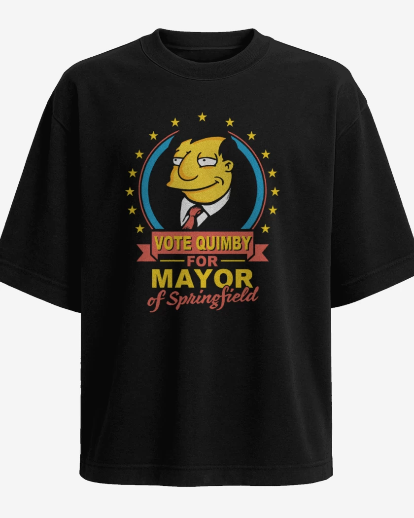 Polera Oversize Negro de Vote por Diamante