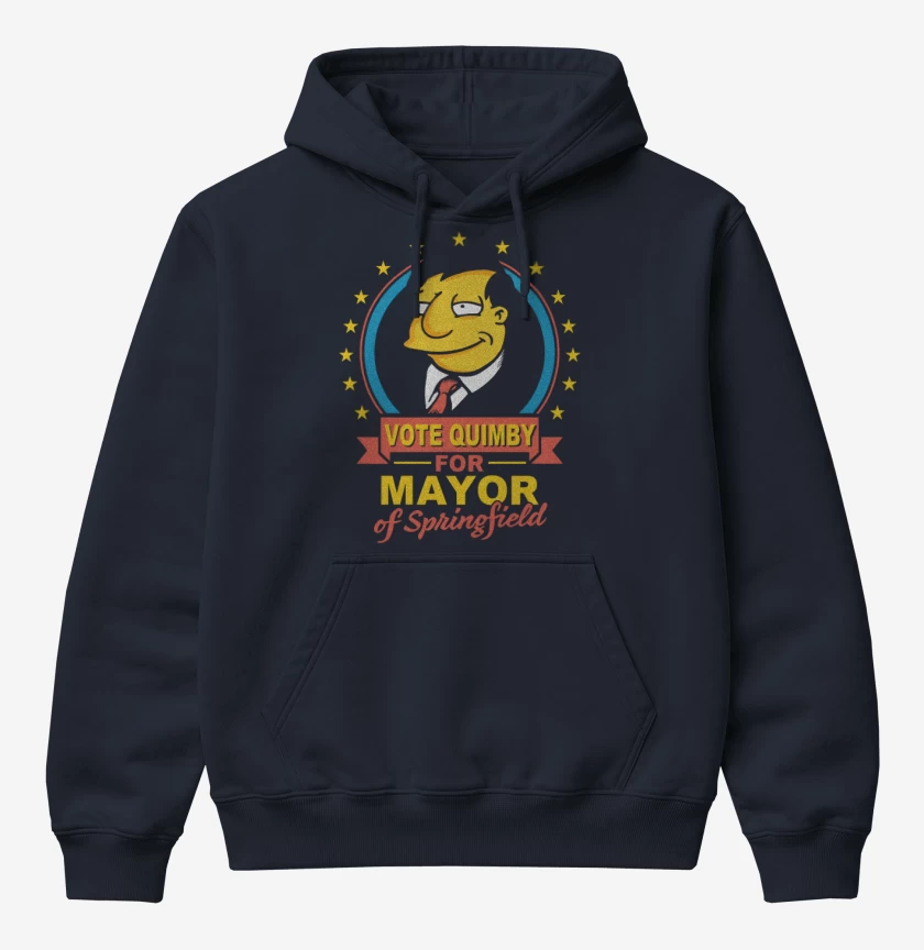 Poleron Canguro básico Azul Marino de Vote por Diamante