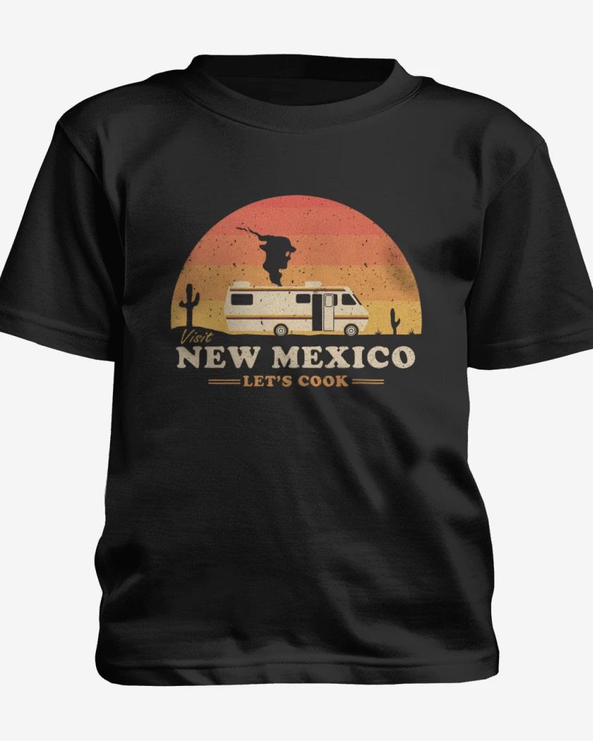 Polera de niño Negro de Visit New Mexico