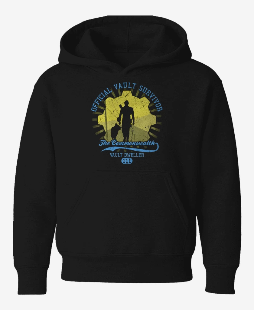 Poleron de niño Negro de Vault survivor