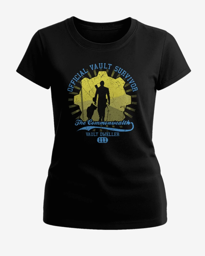 Polera de Mujer Negro de Vault survivor