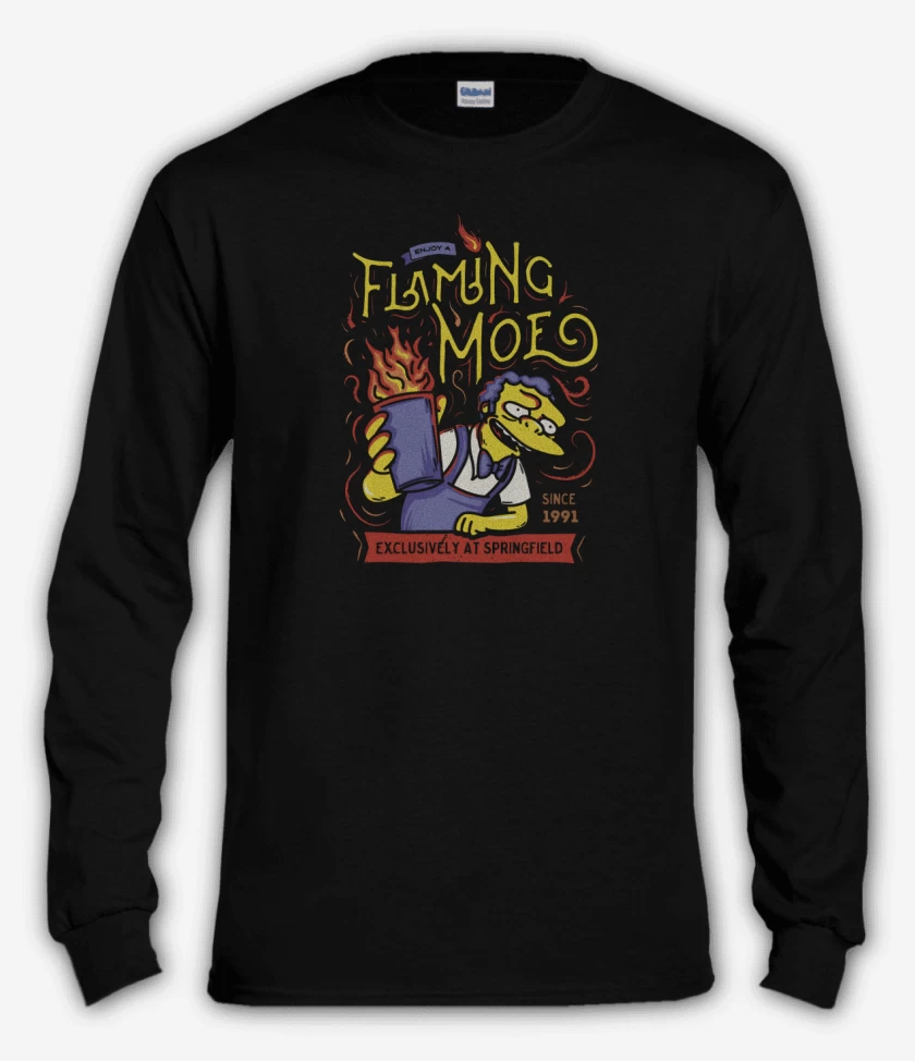 Polera manga larga Tome Llamarada Moe