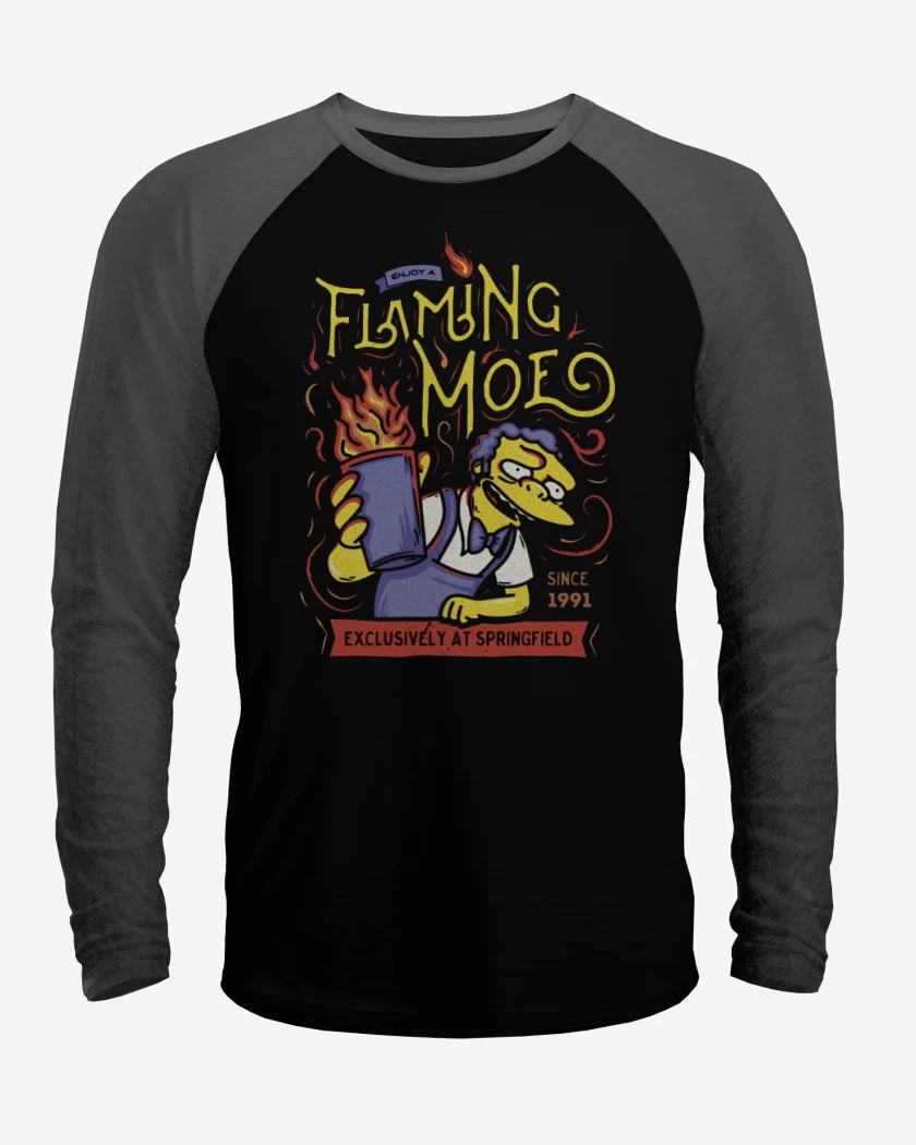 Polera Raglan Tome Llamarada Moe