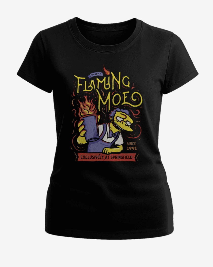 Polera de Mujer Negro de Tome Llamarada Moe